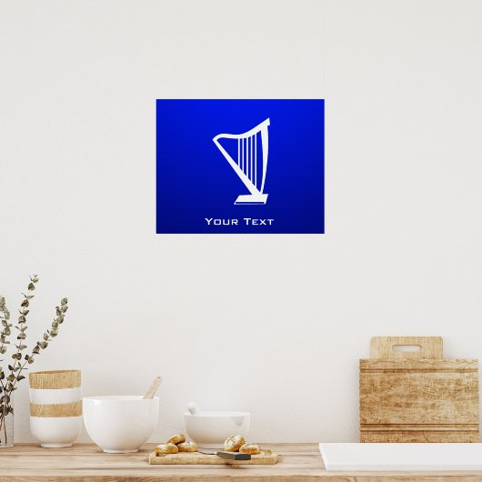 Poster Harpe bleue (Cuisine)
