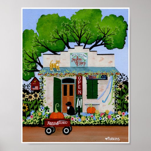 Poster Harpe d'Eolienne (Devant)