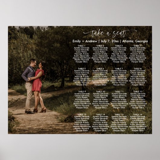 Poster HARPER Moderne Sièges photo Modèle (Devant)