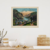 Poster Harpers Ferry Jefferson County West Virginia 1859 (Cuisine)