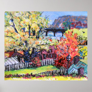 Poster Harper's Ferry Virginie-Occidentale / Artiste Larr