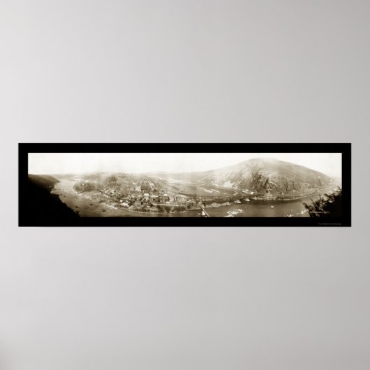 Poster Harpers Ferry West Virginia Photo 1915 (Devant)