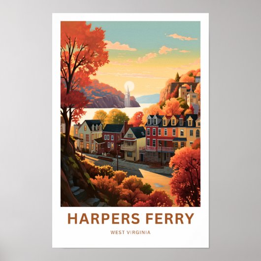Poster Harpers Ferry West Virginie Imprimer (Devant)