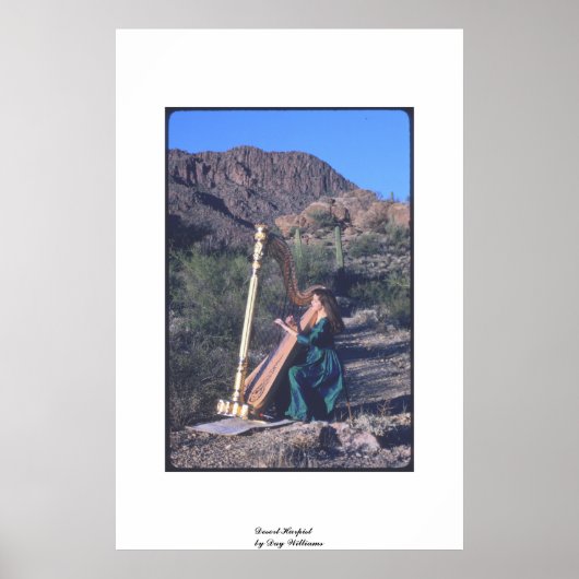 Poster Harpist du désert (Devant)