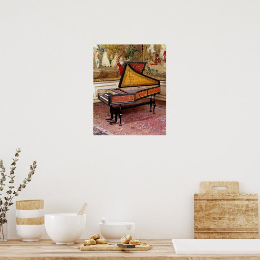 Poster Harpsichord, 1634 (Cuisine)