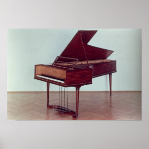 Poster Harpsichord appartenant à Ludwig van Beethoven