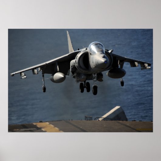 Poster Harrier AV-8B (Devant)