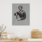 Poster Harriet Tubman - abolitionniste (Cuisine)