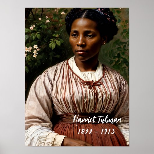 Poster Harriet Tubman Art Portrait Original (Devant)