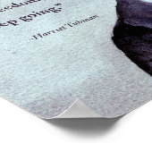 Poster Harriet Tubman & Citation (Coin)