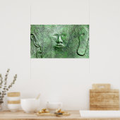 Poster Harriet Tubman dans l'affiche de bronze (Cuisine)