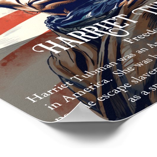 Poster Harriet Tubman Noir Histoire Mois Classe (Coin)