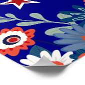 Poster Harris 2024 Floral Election (Coin)