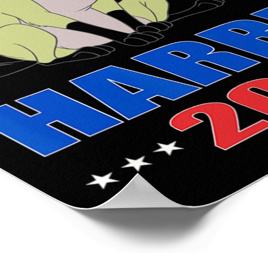 Poster Harris 2024 Funny Hyena (Coin)