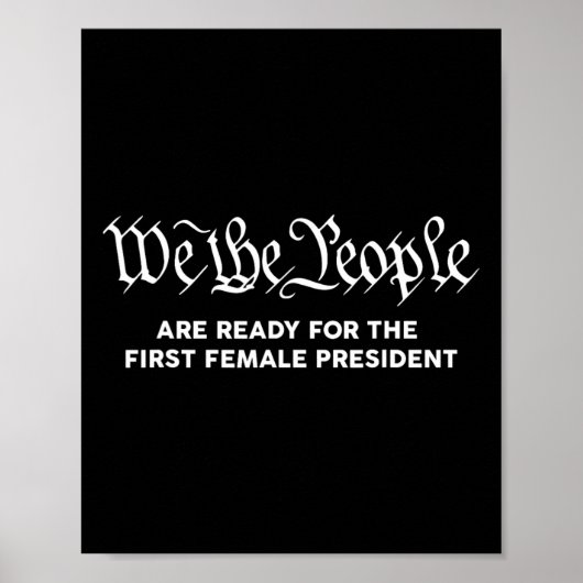 Poster Harris 2024 Nous Le Peuple Première Présidente  (Devant)
