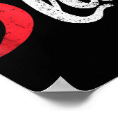 Poster Harris 2024 Président Distressed Comma La Funny (Coin)