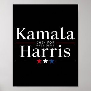 Poster Harris 2024 Vintage