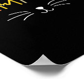 Poster Harris Cat Lettering Positive Funny 12 (Coin)