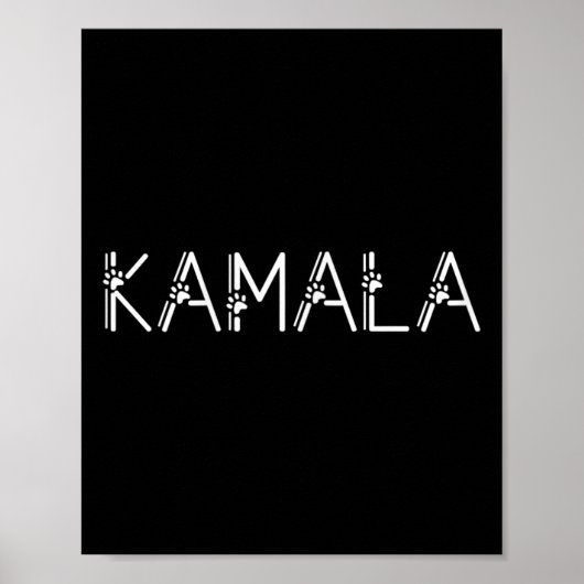 Poster Harris Chat Letting Positive Funny Chemise Kamala (Devant)
