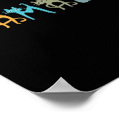 Poster Harris Chat Lettre Positive Drôle (Coin)