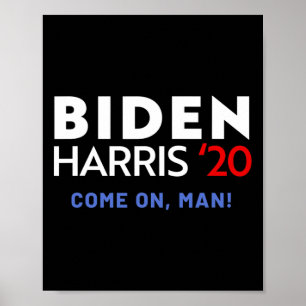 Poster Harris Come On Man Liberal Democrat 2020 Election