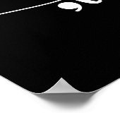 Poster Harris Comma La ponctuation La (Coin)