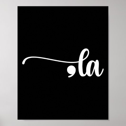 Poster Harris Comma La ponctuation La (Devant)