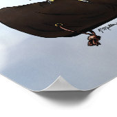 Poster Harris Hawk sur Glove (Coin)