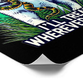 Poster Harris I&#' ; ll Tread partout où je veux Chat (Coin)