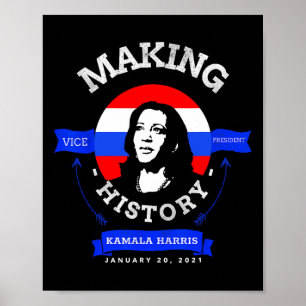 Poster Harris Inauguration 2021 - Histoire