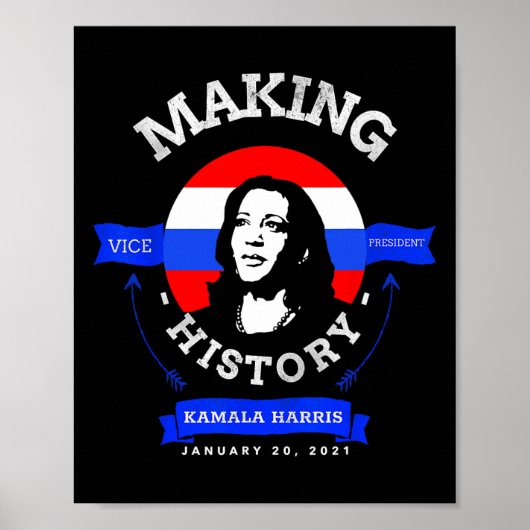 Poster Harris Inauguration 2021 - Histoire (Devant)