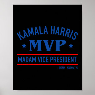 Poster Harris Mvp Madame la Vice-présidente Biden Harris 
