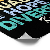 Poster Harris Peace Love Equality Hope Diversity Retro (Coin)