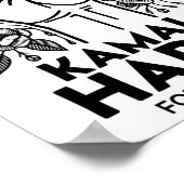 Poster Harris Pour Le Peuple Fleur Sauvage Rétro (Coin)