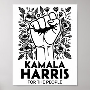 Poster Harris Pour Le Peuple Fleur Sauvage Rétro