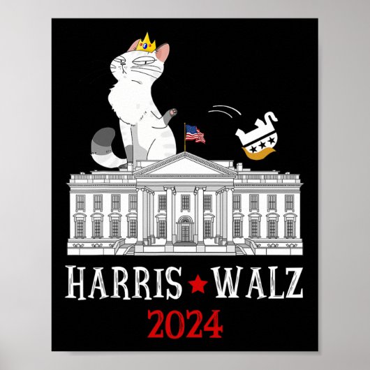 Poster Harris remporte l'élection présidentielle de 2024 (Devant)