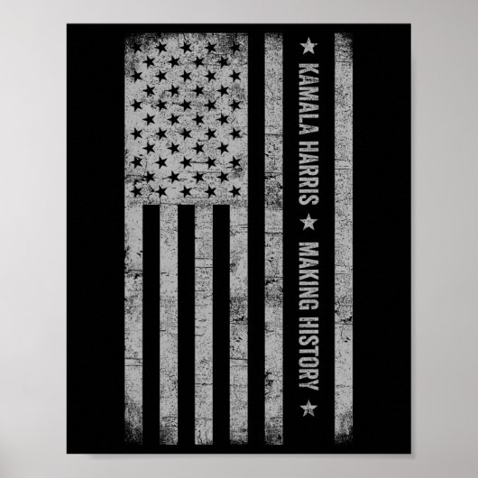 Poster Harris Rendre l'Histoire Grunding Distressed Ameri (Devant)