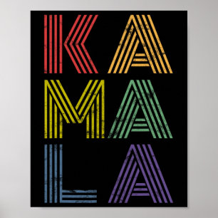 Poster Harris Retro Vintage désorganisé