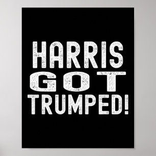 Poster Harris s'est fait tromper Kamala a cassé Trump 202