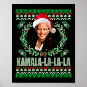 Poster Harris Shirt Kamala La La La Women's Ugly Christma