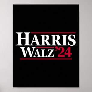 Poster Harris Tim Walz 2024 24 Pour Le Président Brat Usa