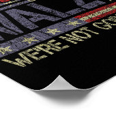 Poster Harris Waltz 2024 Harris Waltz Nous Ne Allons Pas  (Coin)