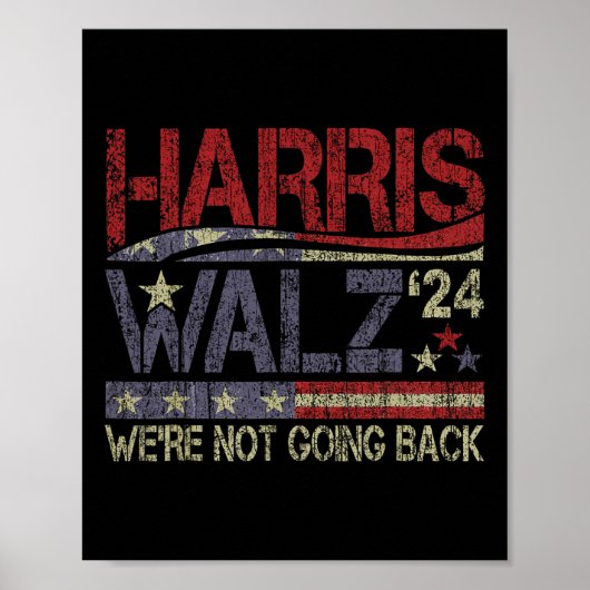Poster Harris Waltz 2024 Harris Waltz Nous Ne Allons Pas  (Devant)