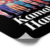 Poster Harris Waltz 2024 Nous ne rentrons pas Kamala Har (Coin)