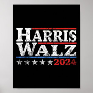 Poster Harris Waltz 24 Election Kamala Harris Tim Waltz 2