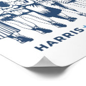 Poster Harris Waltz Nous Ne Reviendrons Pas Vivre Jamais (Coin)