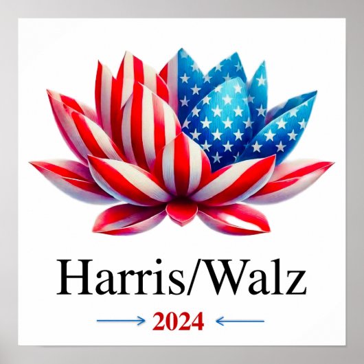 Poster Harris Walz 2024 - (Devant)