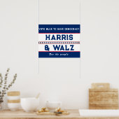 Poster Harris & Walz Élection 2024 (Cuisine)