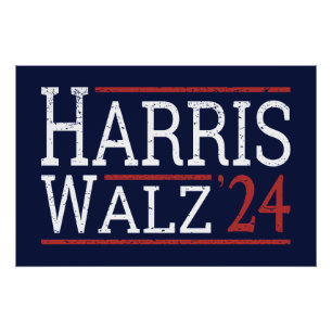 Poster Harris Walz Election 2024 I