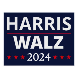 Poster Harris Walz Election 2024 III